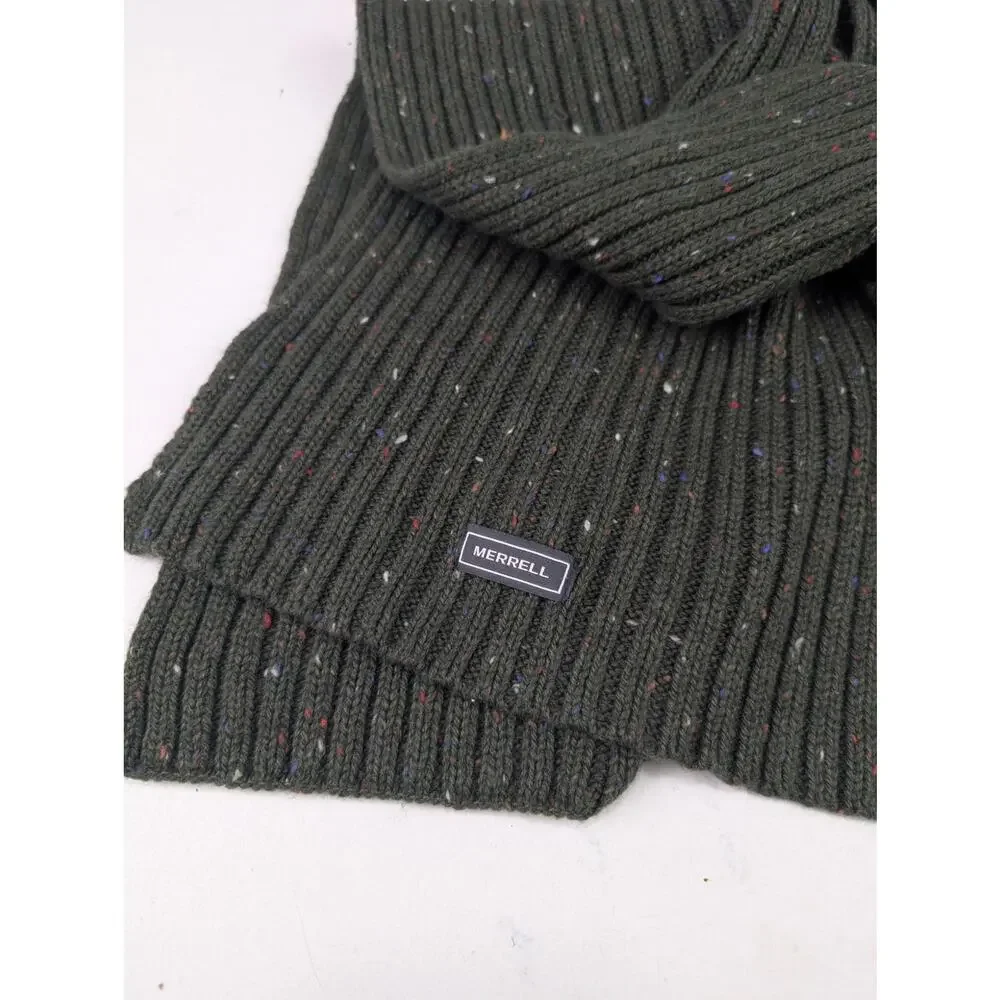 Merrell Unisex Dark Green Flecked Neck Scarf
